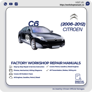 Citroen C6 Workshop Repair Manual 2006-2012 PDF Download