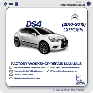 Citroen DS4 Workshop Repair Manual 2010-2018 PDF Download