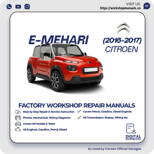Citroen E-Mehari Workshop Repair Manual 2016-2017 PDF Download