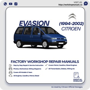 Citroen Evasion Workshop Repair Manual 1994-2002 PDF Download