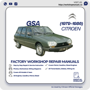 Citroen GSA Workshop Repair Manual 1979-1986 PDF Download