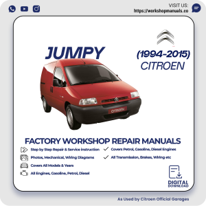 Citroen Jumpy Workshop Repair Manual 1994-2015 PDF Download
