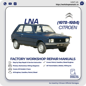 Citroen LNA Workshop Repair Manual 1978-1984 PDF Download