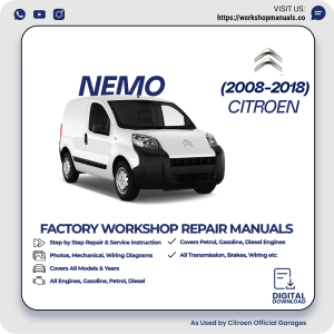 Citroen Nemo Workshop Repair Manual 2008-2018 PDF Download