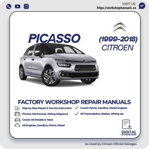 Citroen Picasso Workshop Repair Manual 1999-2018 PDF Download