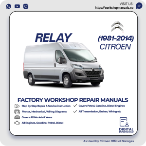 Citroen Relay Workshop Repair Manual 1981-2014 PDF Download