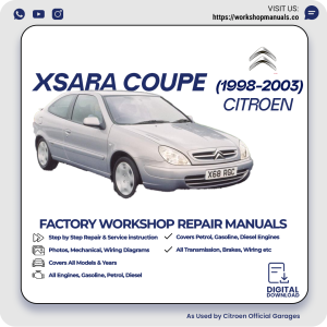 Citroen Xsara Coupe Workshop Repair Manual 1998-2003 PDF Download