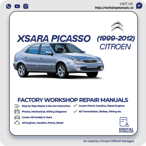 Citroen Xsara Picasso Workshop Repair Manual 1999-2012 PDF Download