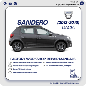 Dacia Sandero Workshop Manual 2012-2016 PDF Download