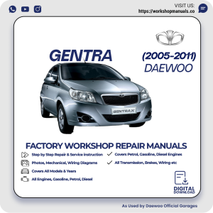 Daewoo Gentra Workshop Manual 2005-2011 PDF Download