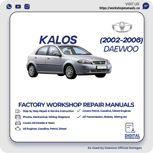 Daewoo Kalos Workshop Manual 2002-2006 PDF Download