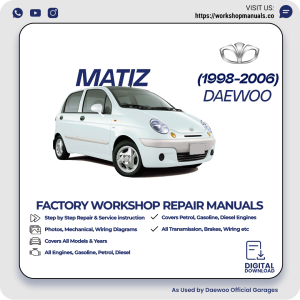 Daewoo Matiz Workshop Manual 1998-2006 PDF Download