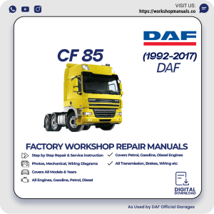 DAF CF85 Workshop Manual 1992-2017 PDF Download