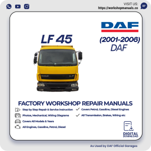 DAF LF45 Workshop Manual 2001-2006 PDF Download
