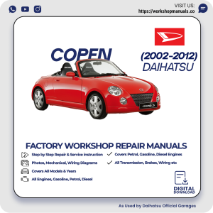 Daihatsu Copen Workshop Manual 2002-2012 PDF Download
