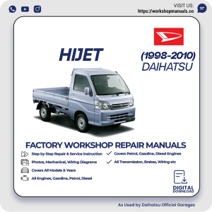 Daihatsu Hijet Workshop Manual 1998-2010 PDF Download