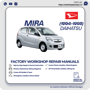 Daihatsu Mira Workshop Manual 1994-1998 PDF Download