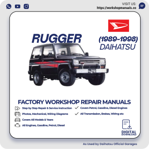 Daihatsu Rugger Workshop Manual 1989-1998 PDF Download