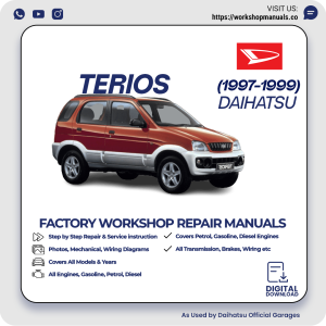 Daihatsu Terios Workshop Manual 1997-1999 PDF Download