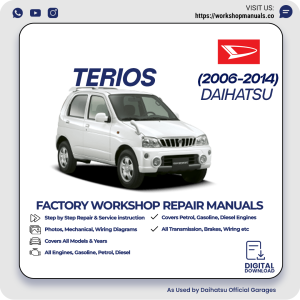 Daihatsu Terios Workshop Manual 2006-2014 PDF Download