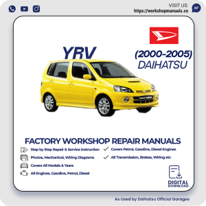 Daihatsu YRV Workshop Manual 2000-2005 PDF Download