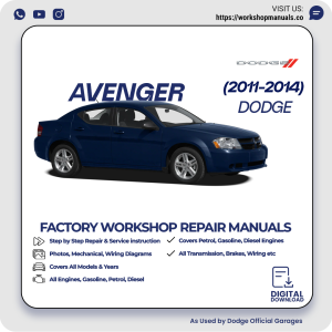 Dodge Avenger Workshop Manual 2011-2014 PDF Download