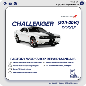 Dodge Challenger Workshop Manual 2011-2014 PDF Download