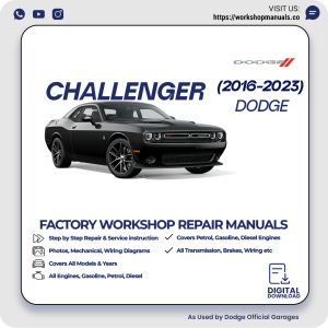 Dodge Challenger Workshop Manual 2016-2023 PDF Download
