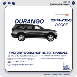 Dodge Durango Workshop Manual 2014-2024 PDF Download