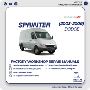 Dodge Sprinter Workshop Manual 2003-2006 PDF Download