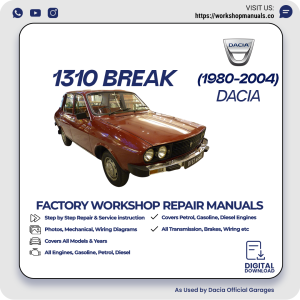 Dacia 1310 Break Workshop Repair Manual 1980-2004 PDF Download