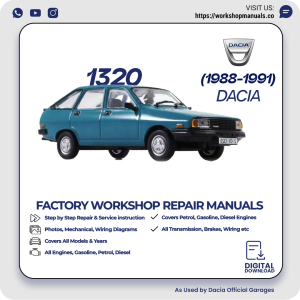 Dacia 1320 Workshop Repair Manual 1988-1991 PDF Download