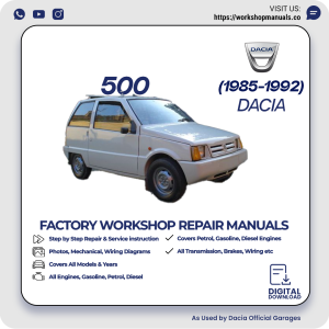 Dacia 500 Workshop Repair Manual 1985-1992 PDF Download