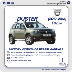 Dacia Duster Workshop Manual 2012-2018 PDF Download