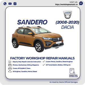 Dacia Sandero Workshop Manual 2008-2020 PDF Download