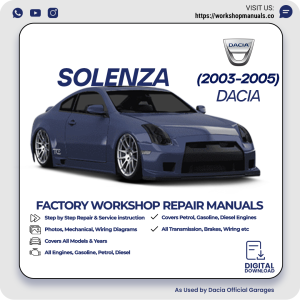 Dacia Solenza Workshop Repair Manual 2003-2005 PDF Download