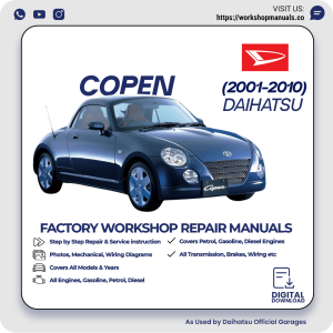 Daihatsu Copen Workshop Repair Manual 2001-2010 PDF Download