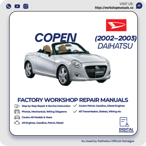 Daihatsu Copen Workshop Manual 2002-2003 PDF Download