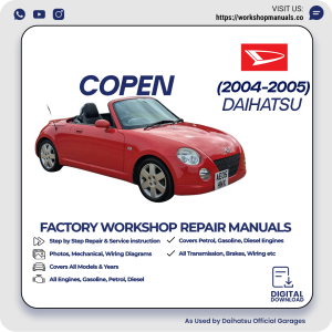 Daihatsu Copen Workshop Manual 2004-2005 PDF Download