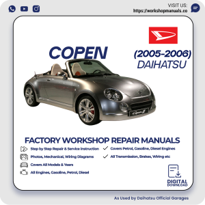 Daihatsu Copen Workshop Manual 2005-2006 PDF Download