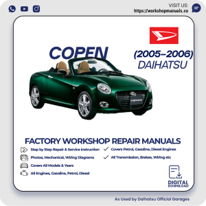 Daihatsu Copen Workshop Manual 2006-2007 PDF Download