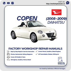 Daihatsu Copen Workshop Manual 2008-2009 PDF Download