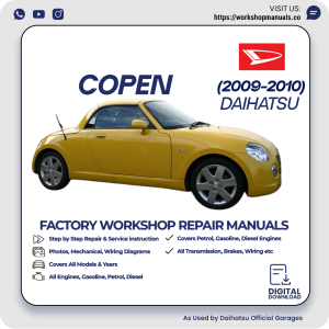 Daihatsu Copen Workshop Manual 2009-2010 PDF Download