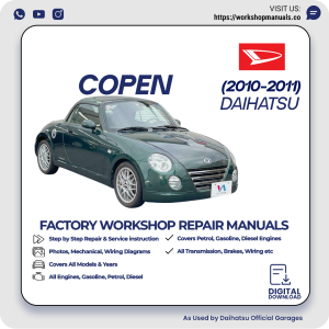 Daihatsu Copen Workshop Manual 2010-2011 PDF Download