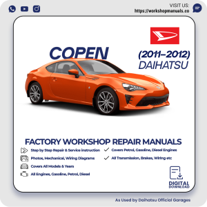 Daihatsu Copen Workshop Manual 2011-2012 PDF Download