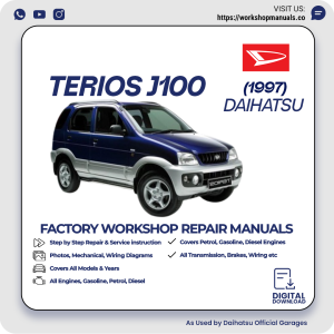 Daihatsu Terios J100 Workshop Manual 1997 PDF Download