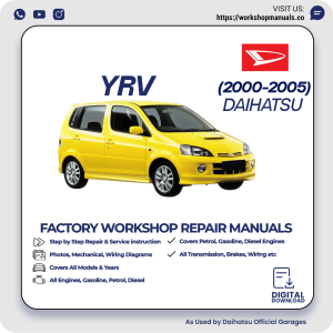 Daihatsu YRV Workshop Repair Manual 2000-2005 PDF Download