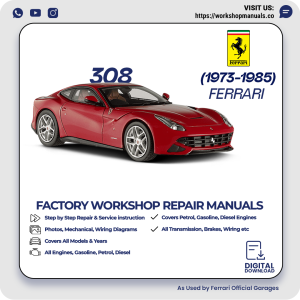 Ferrari 308 Workshop Manual 1973-1985 PDF Download