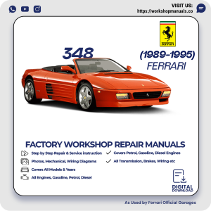 Ferrari 348 Workshop Manual 1989-1995 PDF Download