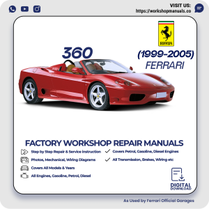 Ferrari 360 Workshop Manual 1999-2005 PDF Download